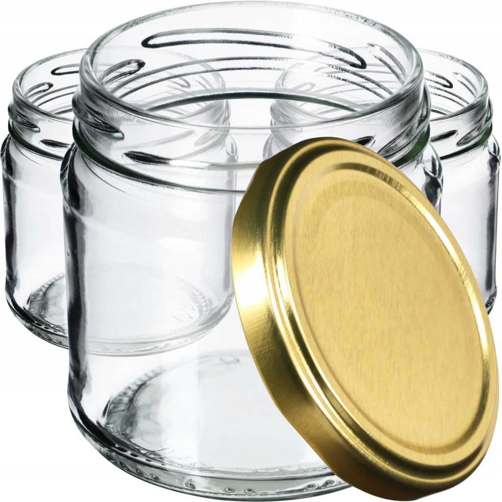 KADAX 50x Barattolo 200ml + Tappo Fi66 Per Marmellate