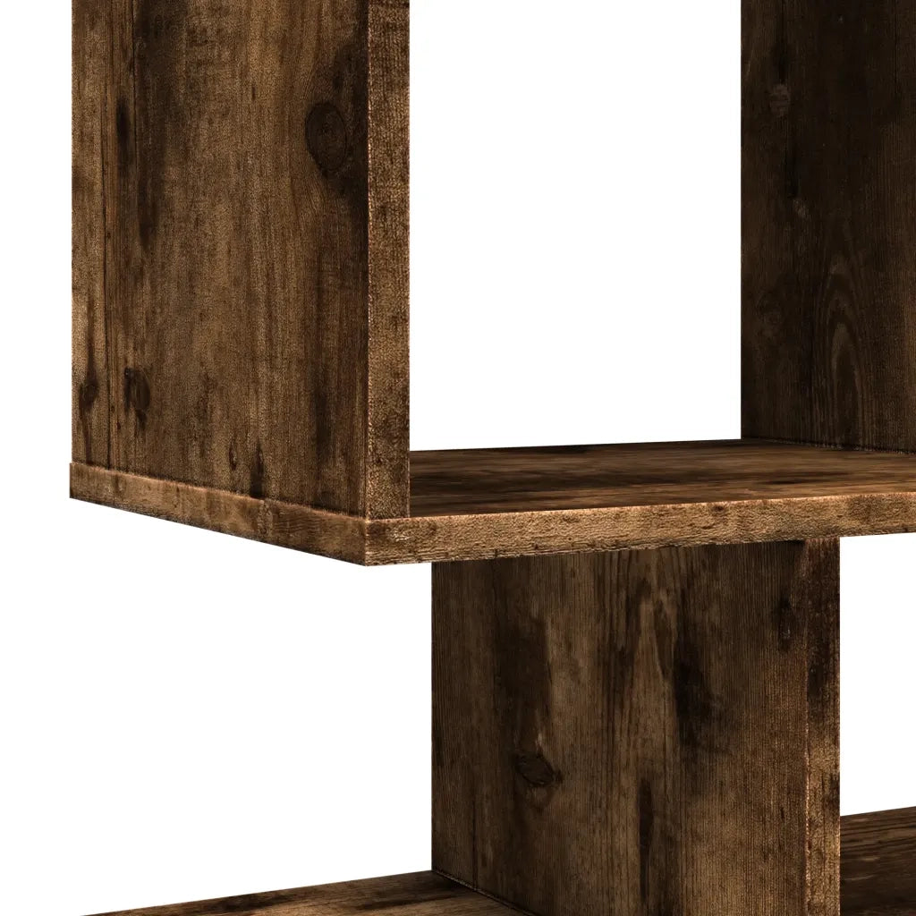 Libreria Divisorio Rovere Fumo 92x29x112 cm in Truciolato 858124