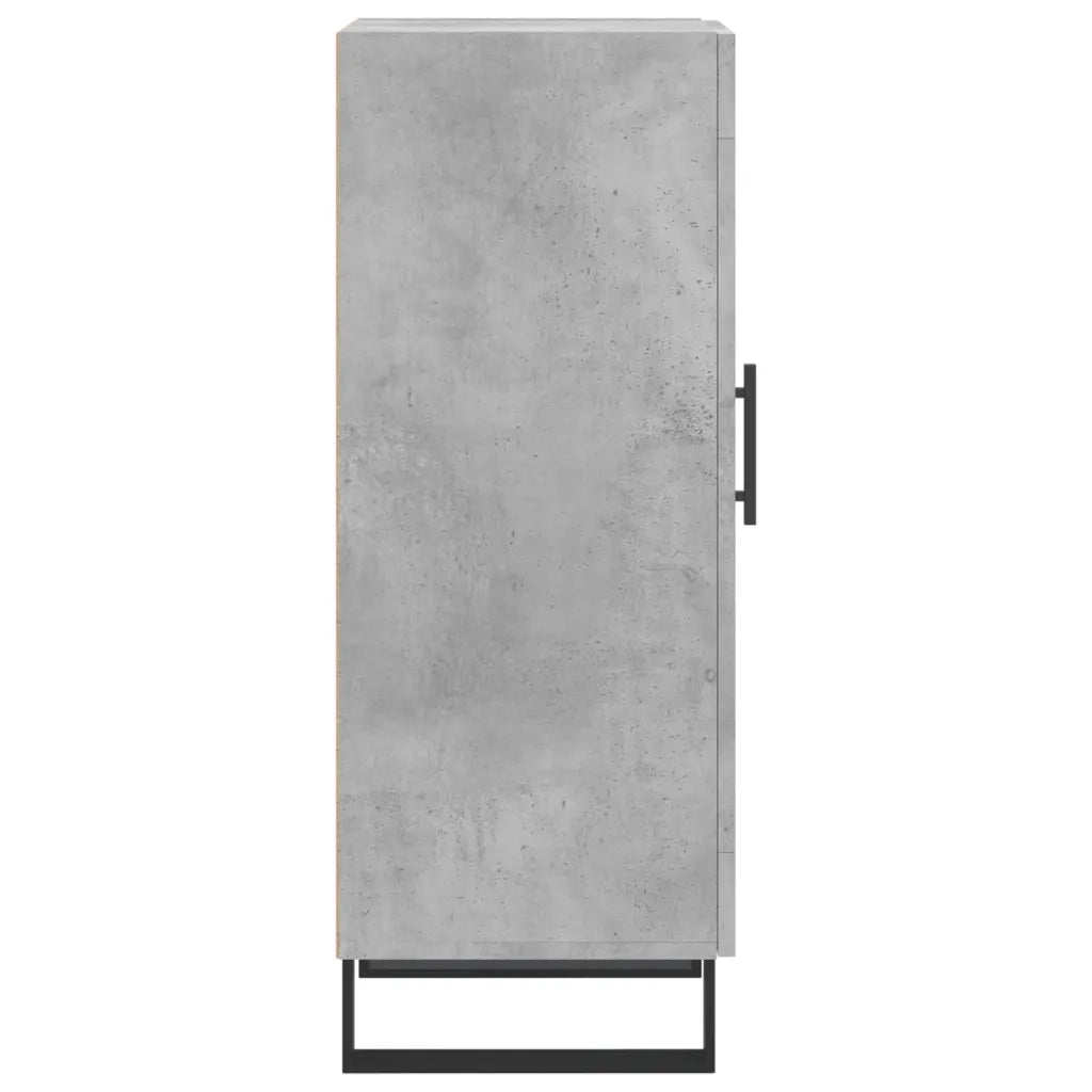 Credenza | Madia | Buffet da pranzo | Armadio da pranzo Grigio Cemento 34,5x34x90 cm in Legno Multistrato