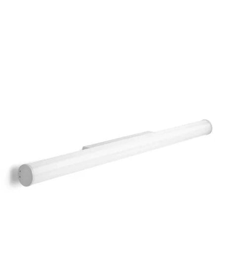 PIRGOS lampada tubo cilindrico da Parete/Soffitto 200 cm alluminio bianco 3000k 4000lm 38,4w dimmerabile