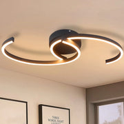 ZMH Lampada da soffitto a sospensione 2 luci corda lunari design 3000K per camera letto ufficio