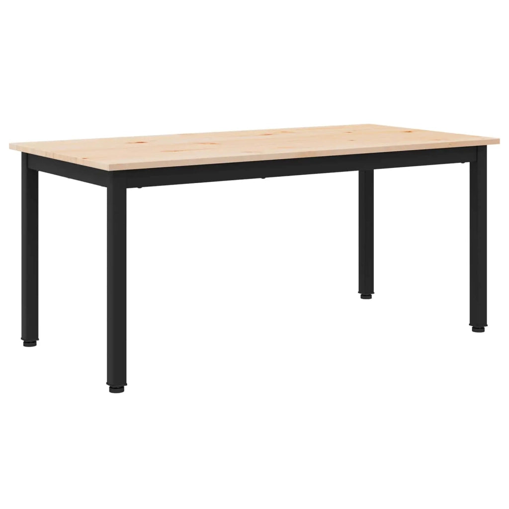 Tavolino da salotto Naturale 100 x 50 x 45 cm Pino massello 892765