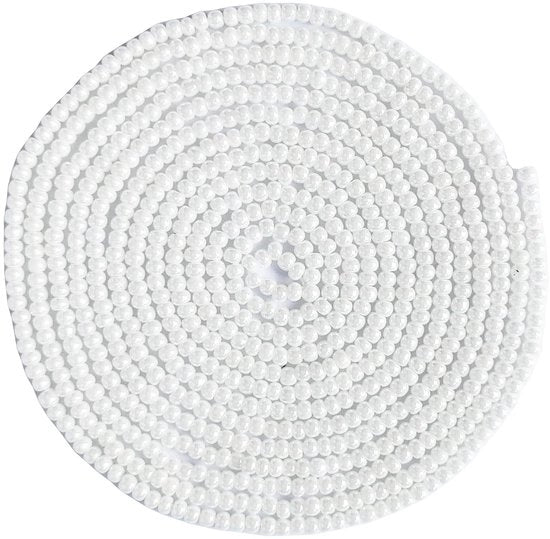 Parelglaskralen in bianco, 2 mm, 9000 pezzi, 100 gram, 12/0 piccoli perle per la realizzazione di gioielli, orecchini, bracciali e collane.