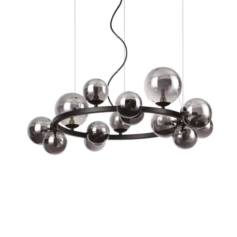 Lampada A Sospensione Perlage Sp14 Fume' Ideal-Lux