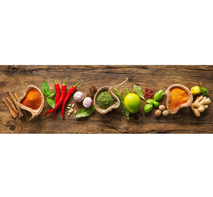 Tappeto passatoia fantasia made in Italy antiscivolo lavabile aderente Aromi - 50x300 cm