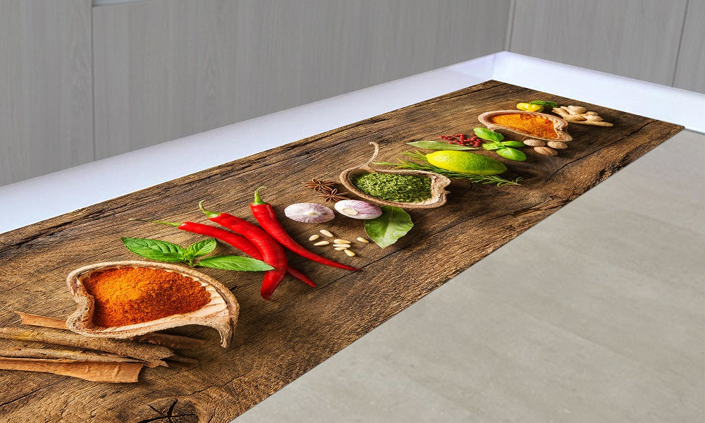 Tappeto passatoia fantasia made in Italy antiscivolo lavabile aderente Aromi - 50x350 cm