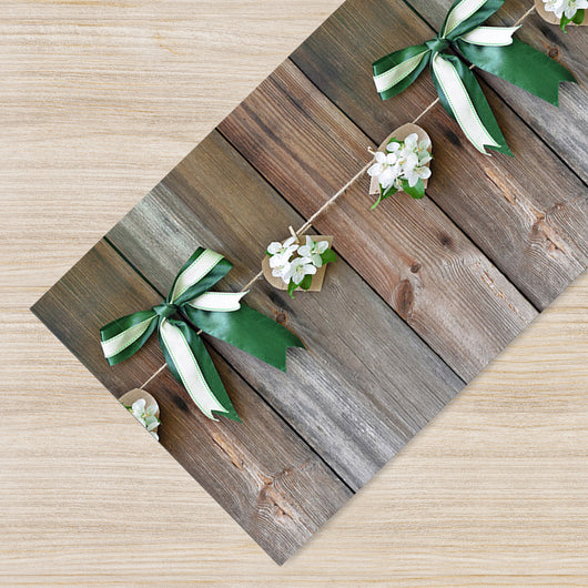 Tappeto passatoia fantasia made in Italy antiscivolo lavabile aderente GelsominoFiocchi - 50x200 cm