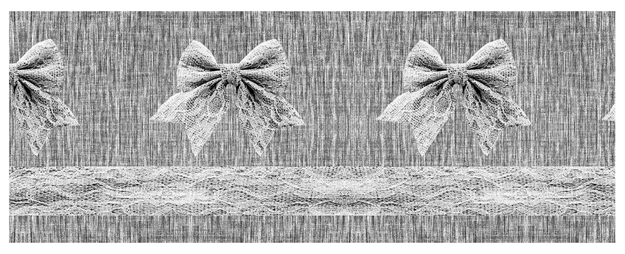 Tappeto passatoia fantasia made in Italy antiscivolo lavabile aderente FioccoGrigio - 50x500 cm