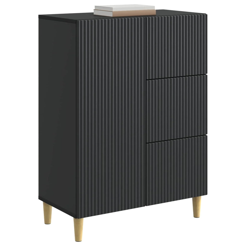 Credenza Nero 66 x 34,5 x 90 cm Legno ingegnerizzato 894626