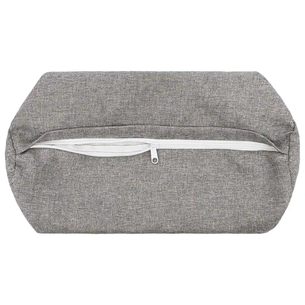 Cuscino con cuscino HEERLEN 2 pz Grigio Nuvola Tessuto 929965