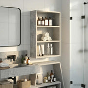 Armadio da bagno a muro Grigio Cemento 40 x 16 x 62,5 cm