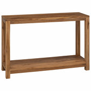 Tavolo consolle Naturale 110 x 35 x 75 cm Legno di teak solido 42024253