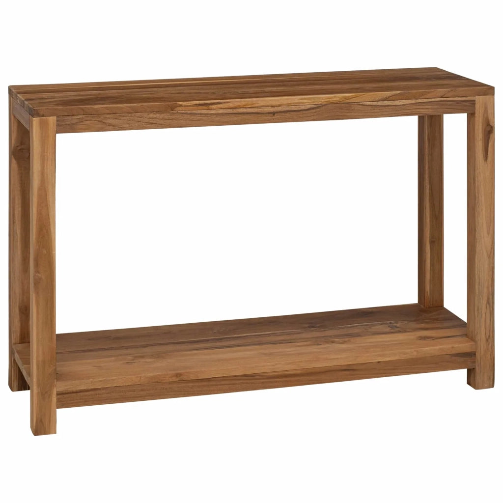 Tavolo consolle Naturale 110 x 35 x 75 cm Legno di teak solido 42024253