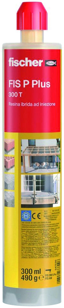 Fischer ANCORANTE CHIMICO FIS P PLUS 300 T CARTUCCIA  ml. 300 12.00 pz