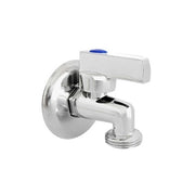 RUBINETTO LAVATRICE A SFERA PESANTE IN OTTONE CROMATO- 1/2 x 3/4- DH- pezzi 1