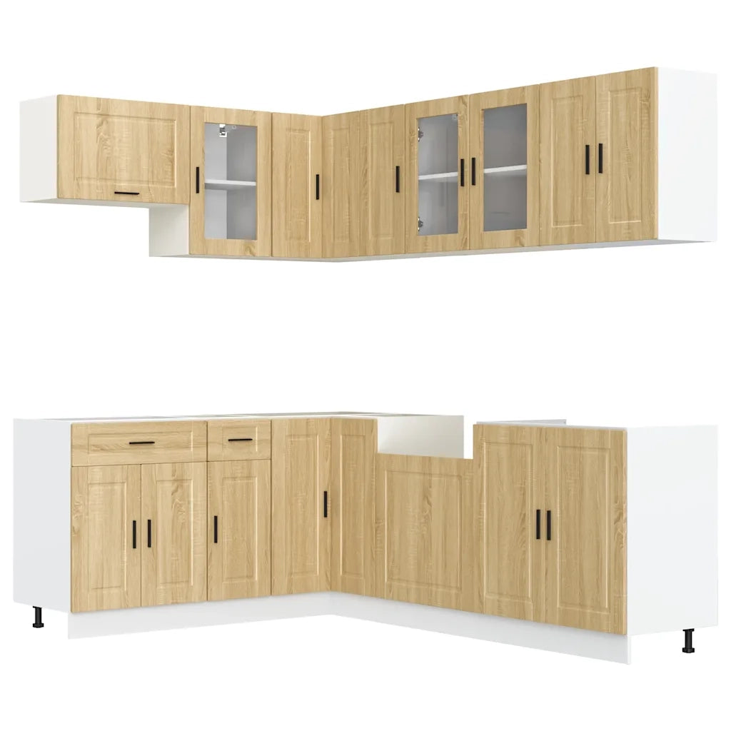 Set Mobili da Cucina 11 pz Porto Rovere Sonoma in Truciolato 3314904