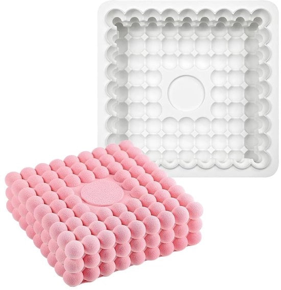 Forma di torta in silicone resistente al calore - opzionabile - adatta per torte di mousse al cioccolato - compatibile con forno a microonde e lavastoviglie