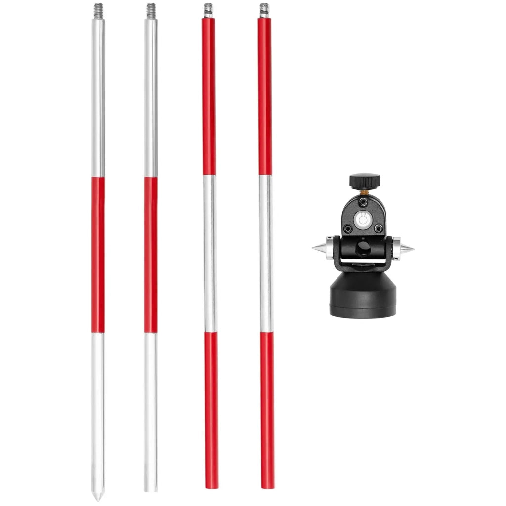 Mini prisma con stelo diametro 3,5 cm acciaio rosso 14_0009381