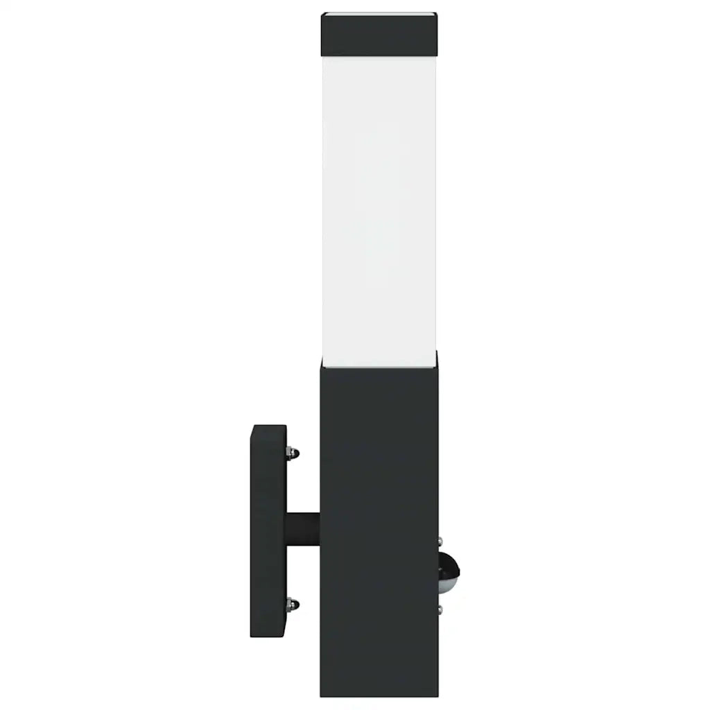 Lampada da Parete Esterna 2 pz Nero 10.5 x 6 x 33 cm CFW2782055