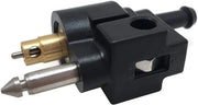 Connettore per serbatoio carburante per motor fuoribord, 1/4 pollici nero - Connettore per serbatoio carburante con connettore maschio