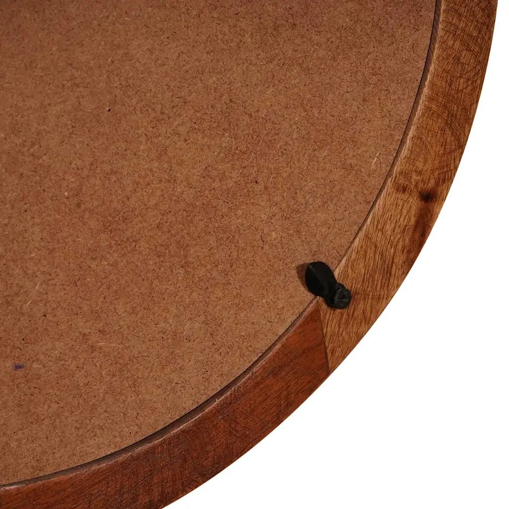 vidaXL Tavolo da Trucco con specchio Marrone Legno di recupero solido