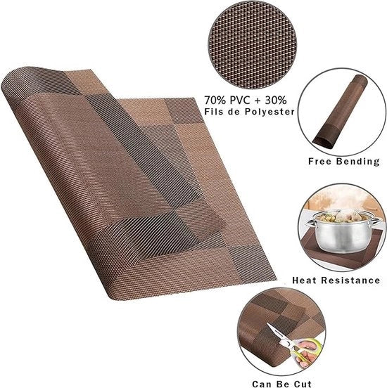 Tavoli di pranzo e sottopiani, Placemat Impermeabile 6