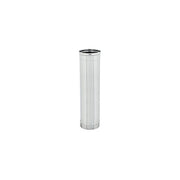 Tubo acciaio inox 140 x 1000mm 5 decimi aisi 304