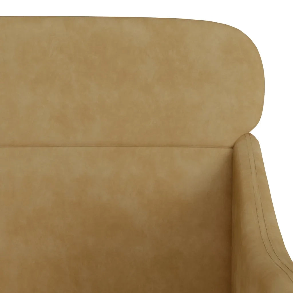 Poltrona Marrone 63x76x80 cm Velluto cod mxl 14905
