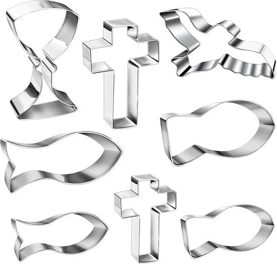 Set di stampi per biscotti - Uitsteekvormpjes - Cookie cutter - Cookie form - Set di stampi per biscotti con forme diverse