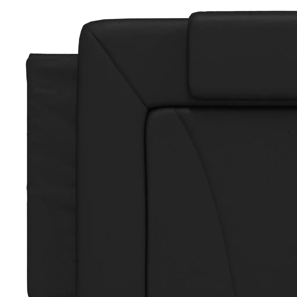 Cuscino Testiera Viana Nero 160 cm in Similpelle CFW3464063