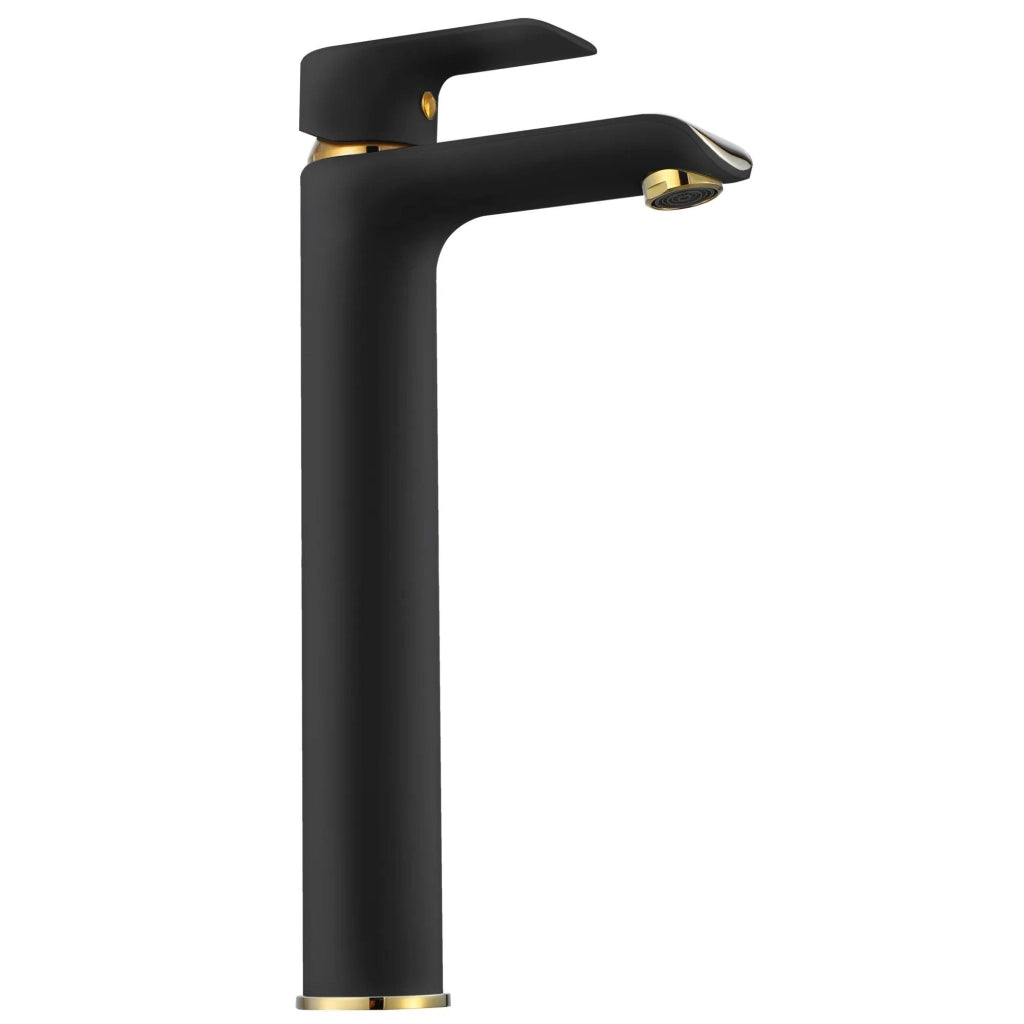 Rubinetto Da Lavabo Rea Bloom Black Gold High
