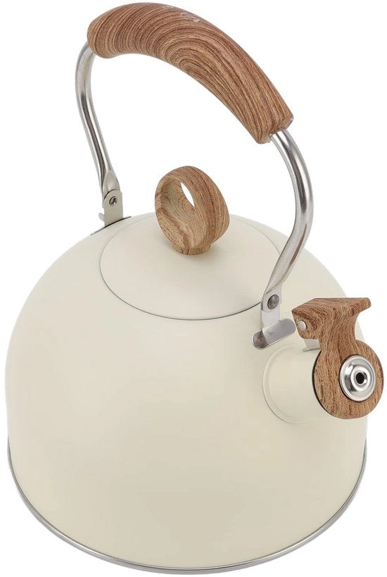 Pentola per caffè - Fiamma e elettricità - Grande capacità - Colore beige - Tazza per uso domestico