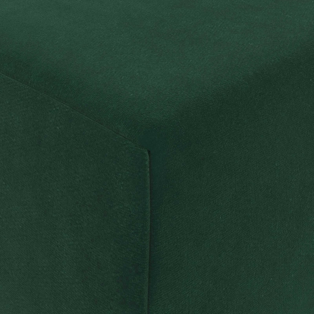 Divano Letto Pieghevole Verde Scuro 120 x 60 x 49 cm Tessuto