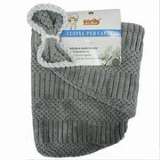 Trade Shop - Cuffia Asciugamano Shampoo Bagno Doccia Asciuga Capelli Fiocchetto Grigio 79635 -