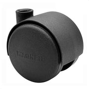 Wiel di design - durezza hard - diametro Ø 40 mm, altezza 45 mm, nero, carico massimo 35 kg - 01002401