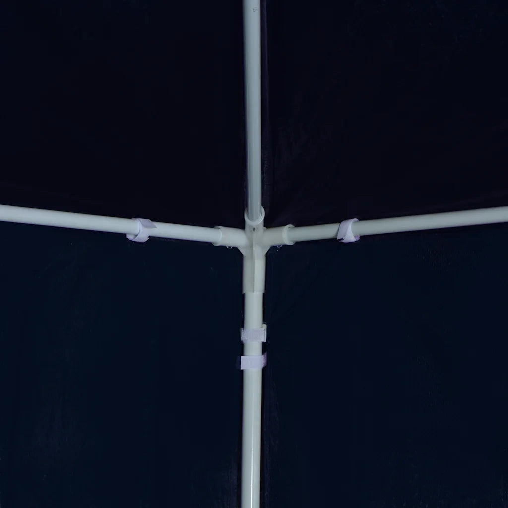Gazebo da Giardino 3x12 m Blu