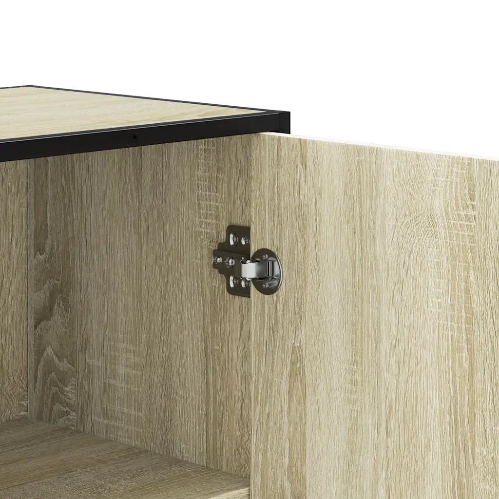 Credenza Rovere Sonoma Legno Multistrato Metallo 849065