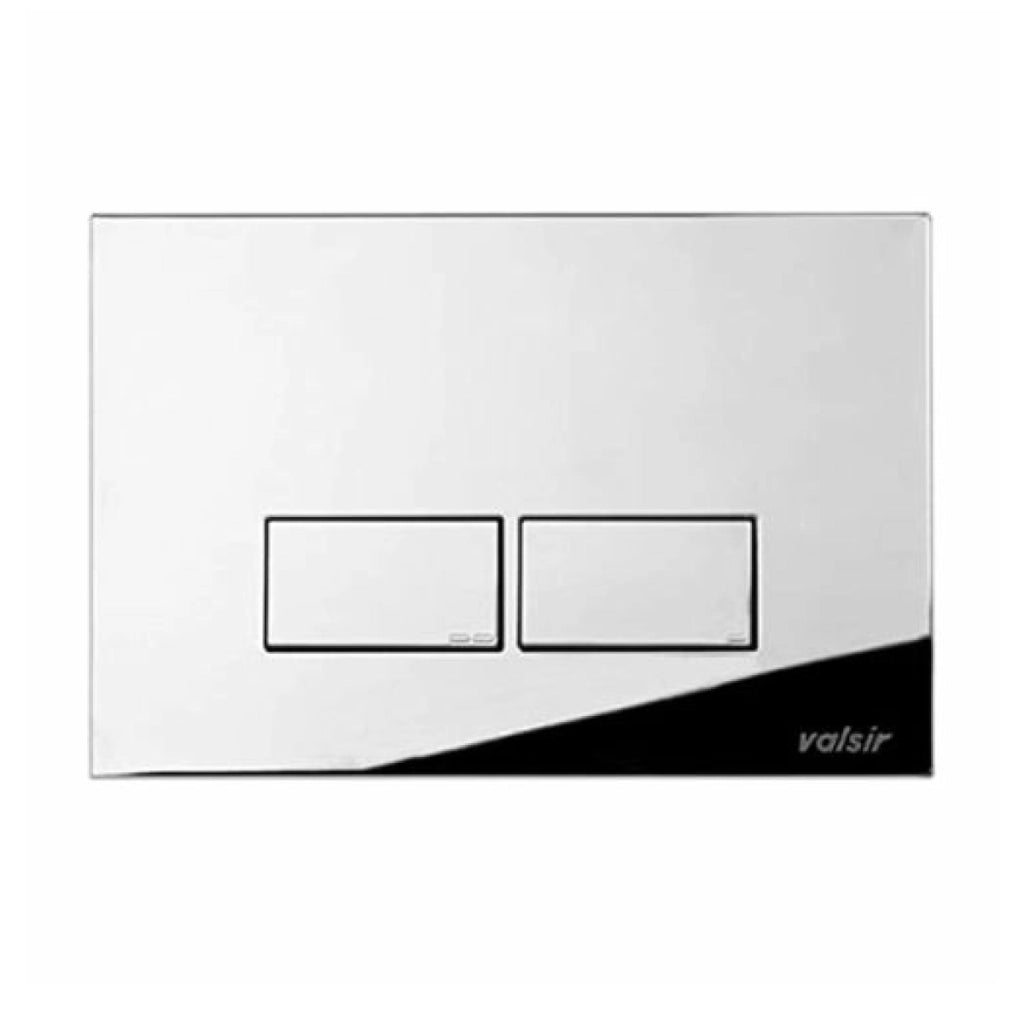 PLACCA DI COMANDO DUE TASTI MODELLO TROPEA P3 CROMO LUCIDA - CROMO LUCIDA - DIMENSIONI: L.215XH.145XP.6,5 MM  - VIL