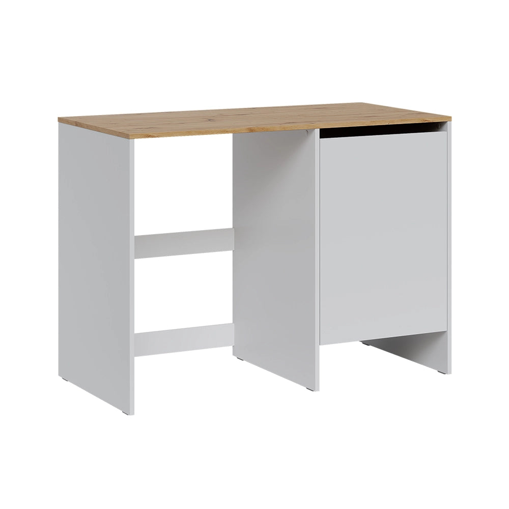 Vicco Mobile lavatrice Bianco/Rovere artigianale 119.6 x 88.2 cm con 1 porta