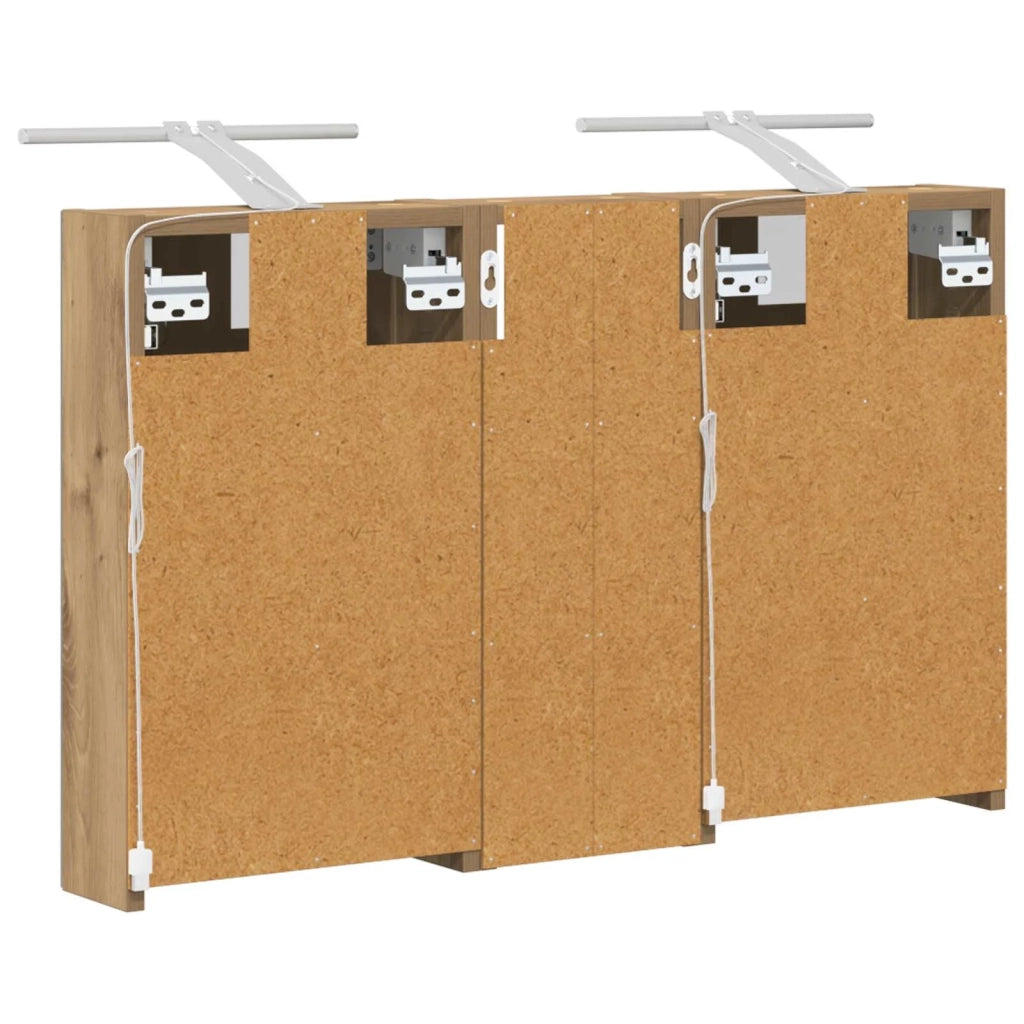 Set di Armadi da Bagno con lo scaffale 3 pcs 80 x 10,5 x 50 cm 3403663
