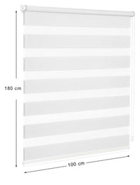 Tenda a Rullo 100x180 Cm Finestra Porta Interno Casa Ufficio Kit Montaggio Parete Telaio No Fori Grigio