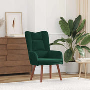 Divano Sedia-Poltrona Verde Scuro 63 x 67 x 94 cm Velluto 514359