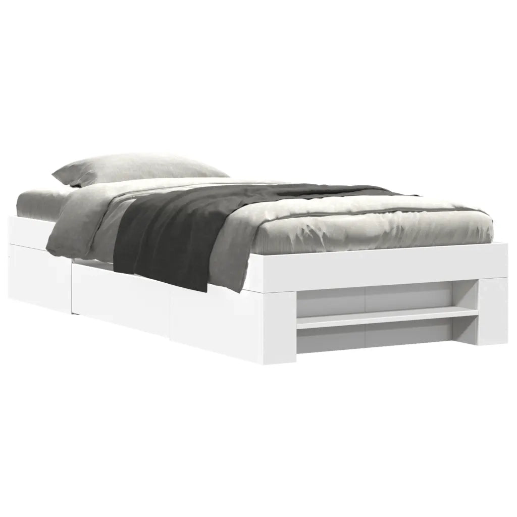 Giroletto Bianco 90x190 cm in Legno Multistrato
