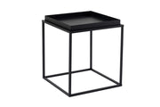 Tavolino in metallo "Koala" 45 x 45 x 52 cm - Nero