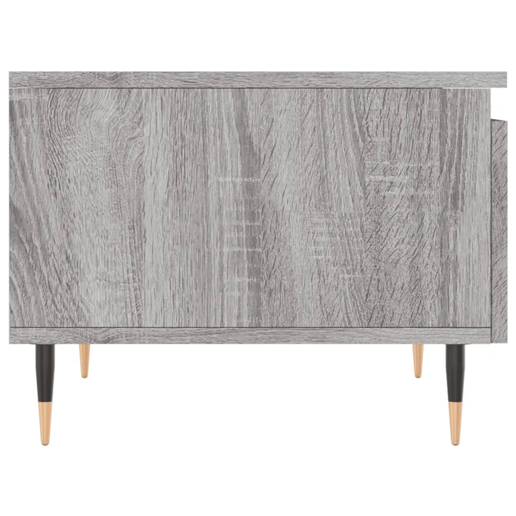 2 pz Tavolini salotto | Tavolino da caff¨¨ | Tavolino da Soggiorno Grigio Sonoma 50x46x35cm Legno Multistrato