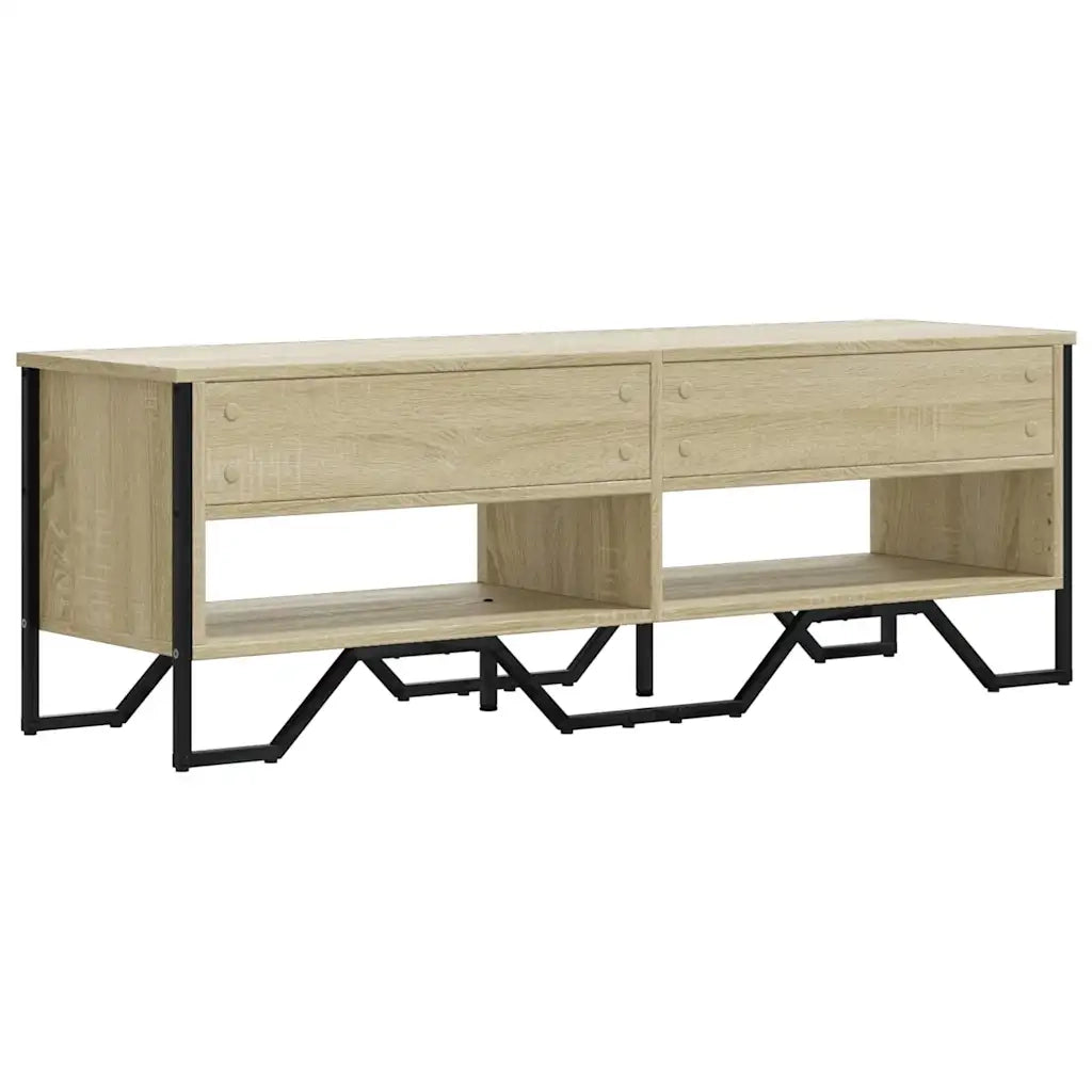 Mobile TV Rovere Sonoma 122x34x41 cm in Legno Multistrato