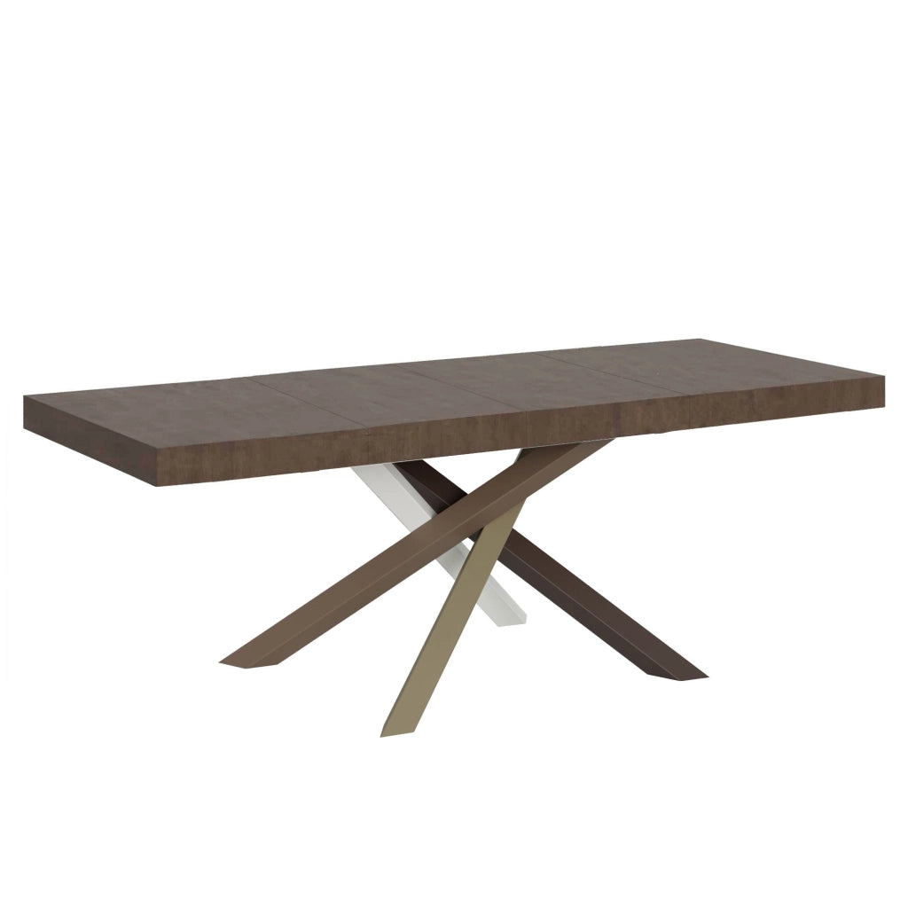 Tavolo Allungabile 200-460x90x77 cm Volantis Premium Noce Telaio 4C