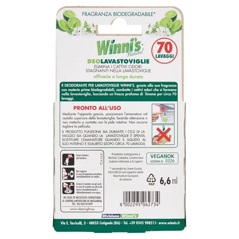 WINNI'S NATUREL DEO LAVASTOVIGLIE AL TIMO 70 LAVAGGI