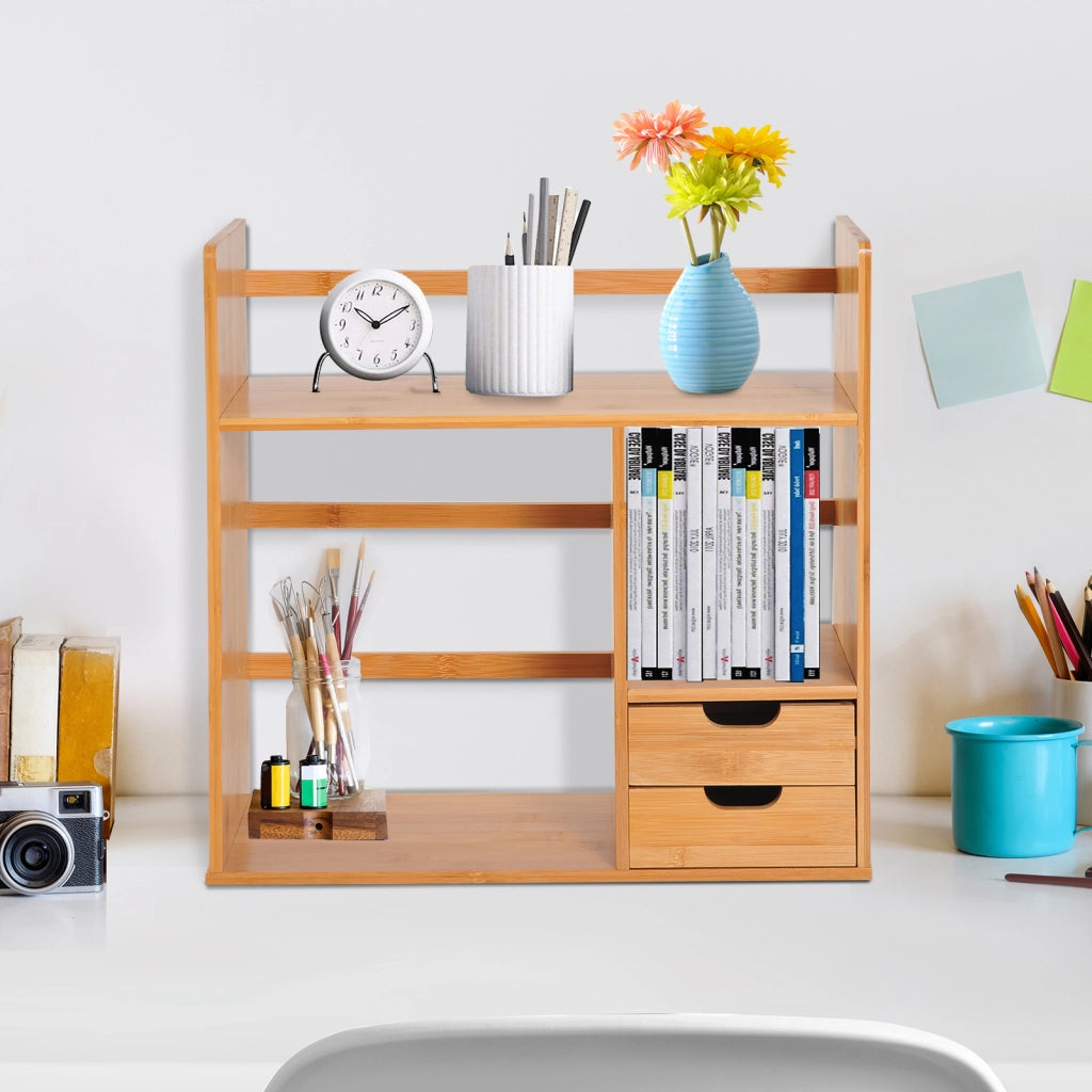 Libreria scaffale divisorio in bamb¨´ naturale ¨C Minimal ¨C 80x30x180