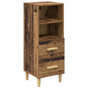 Credenza | Madia | Buffet da pranzo | Armadio da pranzo Legno vecchio 34 x 34,5 x 90 cm Legno multistrato